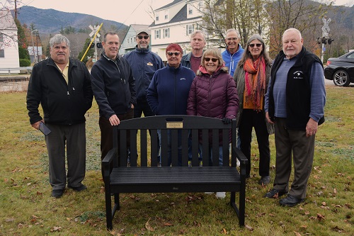 Town of Bartlett bench donation